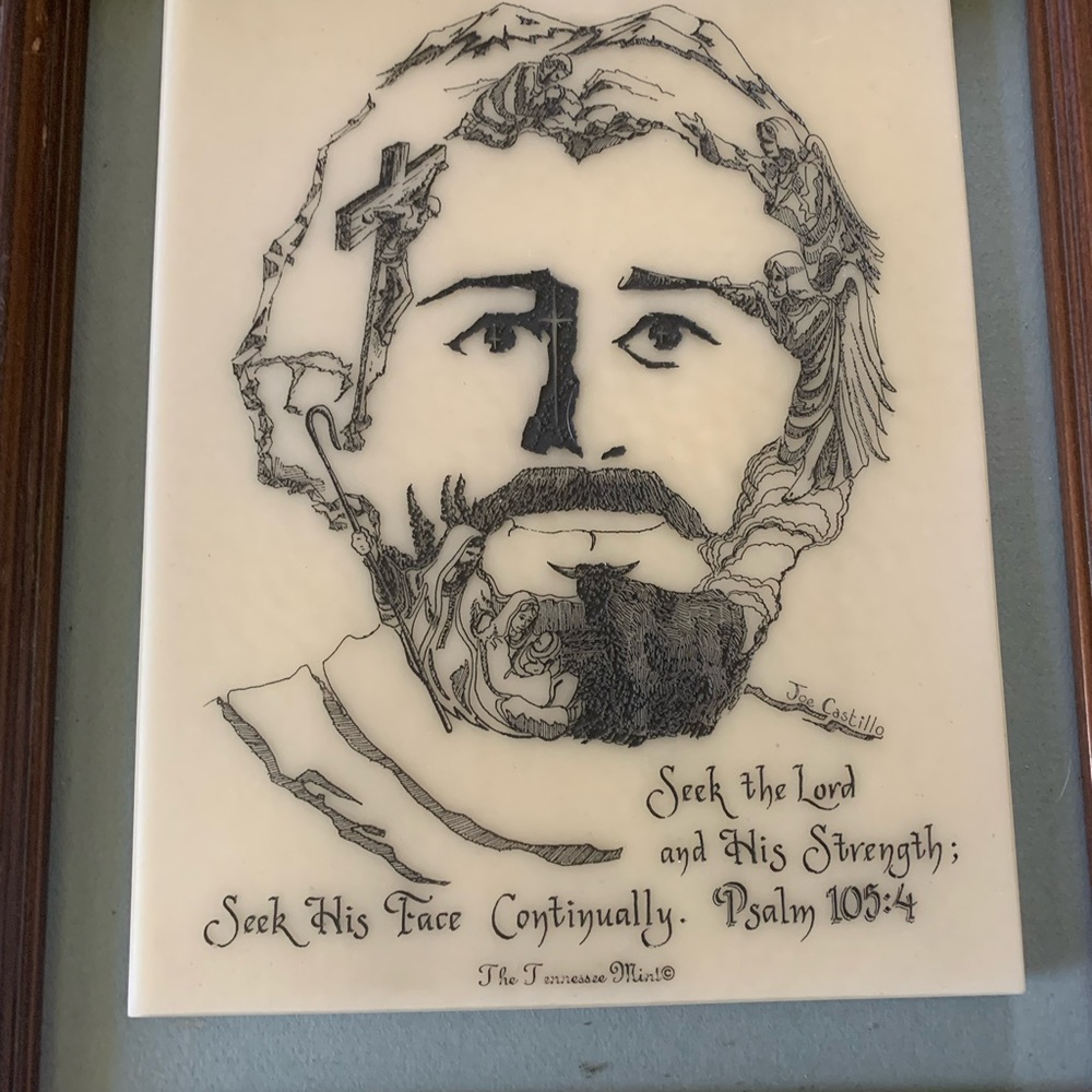 Joe Castillo face of Christ by the Tennessee mintz